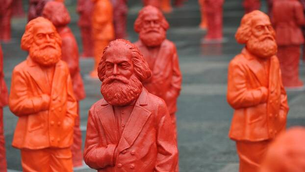 12. Mai 2013: Marx-Skulpturen von Ottmar Hörl in Trier