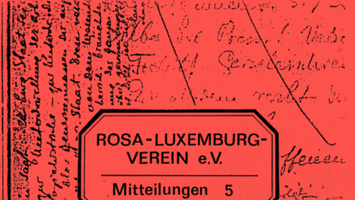 Mitteilungen Rosa-Luxemburg-Verein Heft 05