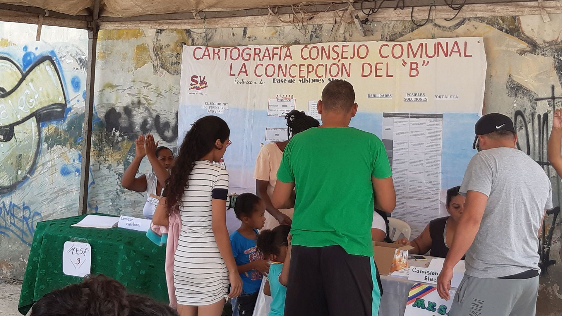 Basisdemokratisch: Wahl des Kommunalen Rats im venezolanischen Barrio Las Casitas im Juli 2022