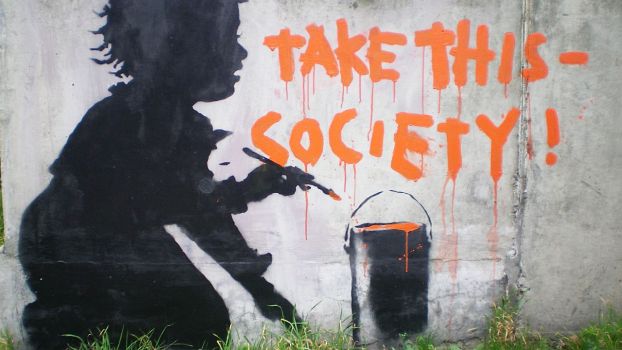 Banksy: Take This - Society!
